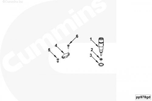 Форсунка для двигателя Cummins 4ISBе 4.5L