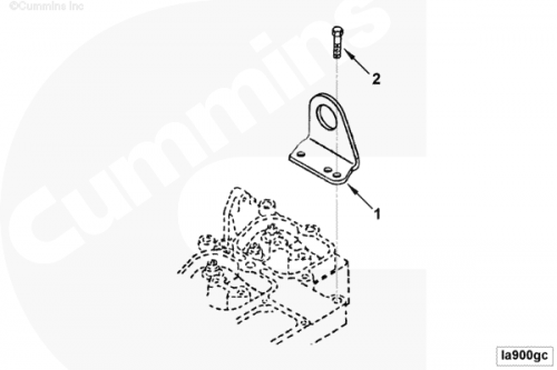 Кронштейн подъемный для двигателя Cummins 6BT / EQB