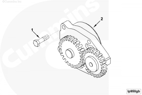 Насос масляный для двигателя Cummins 6BT / EQB