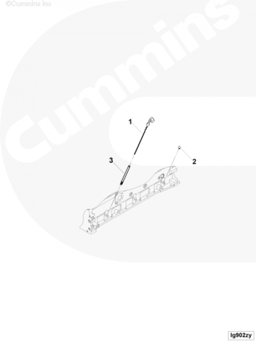 Щуп уровня масла для двигателя Cummins 6BT / EQB