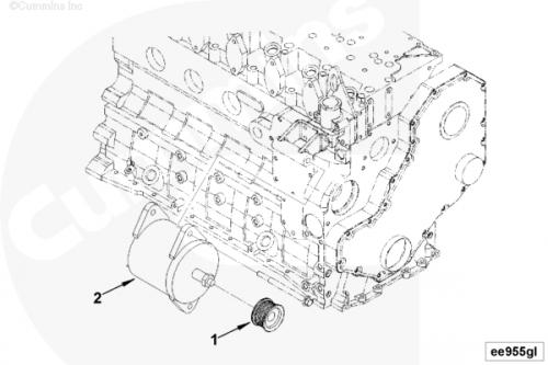 Генератор для двигателя Cummins 6BT / EQB