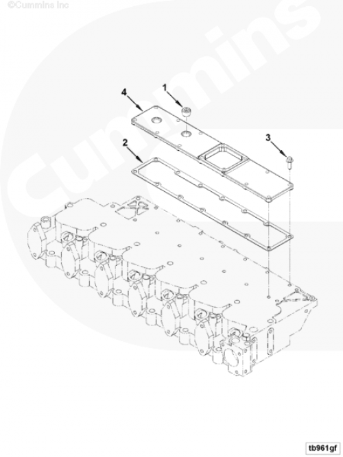 Болт крепления впускного коллектора для двигателя Cummins 6BT / EQB