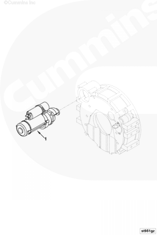 Стартер для двигателя Cummins 6BT / EQB