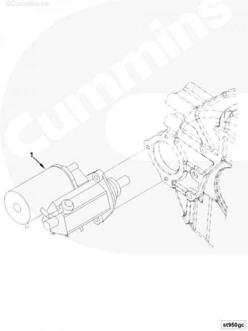 Стартер для двигателя Cummins 6BT / EQB