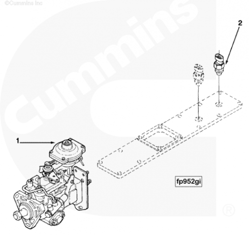 Топливный насос высокого давления ТНВД для двигателя Cummins 6BT / EQB