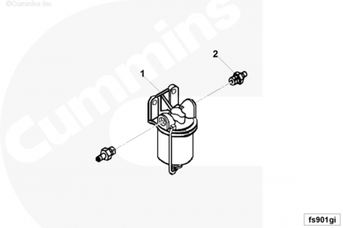 Фильтр топливный для двигателя Cummins 6BT / EQB