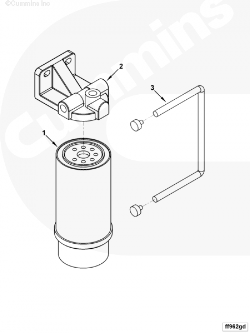 Фильтр топливный для двигателя Cummins 6BT / EQB