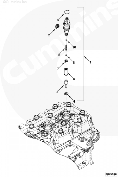 Форсунка для двигателя Cummins 6BT / EQB