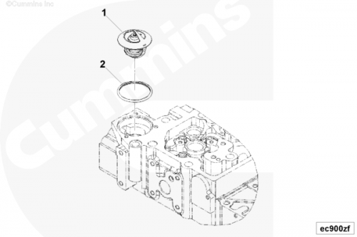 Термостат для двигателя Cummins 6ISBe 5.9L