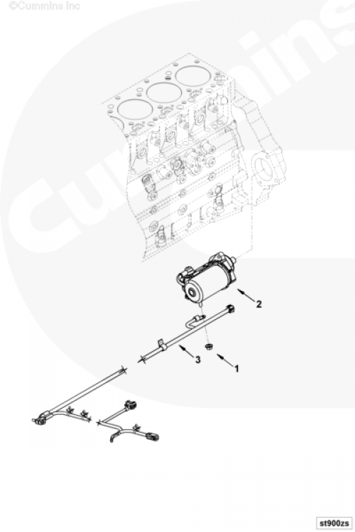 Стартер для двигателя Cummins 6ISBe 5.9L