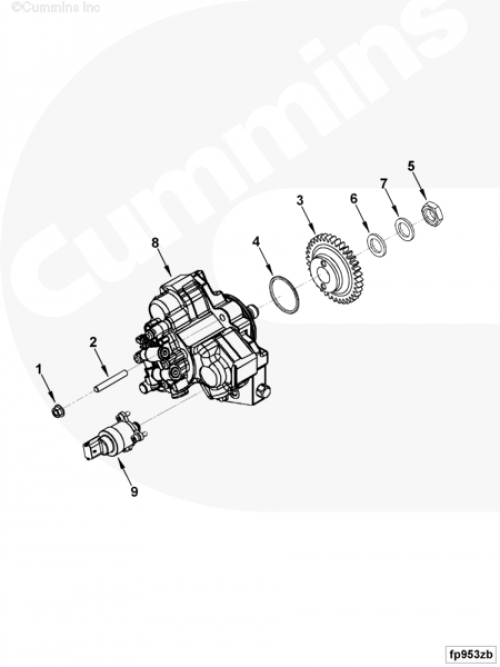 Топливный насос высокого давления ТНВД для двигателя Cummins 6ISBe 6.7L