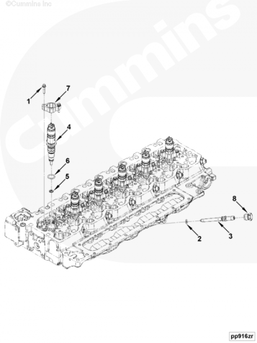 Форсунка для двигателя Cummins 6ISBe 6.7L