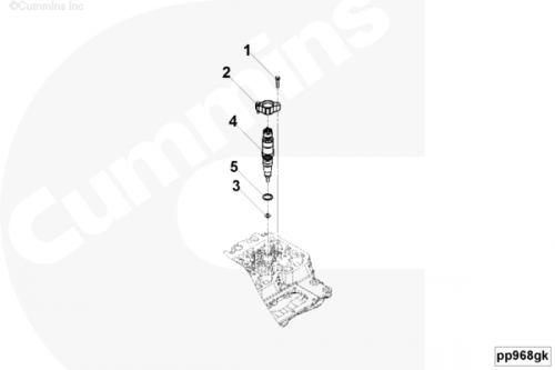 Форсунка для двигателя Cummins 6ISBe 6.7L