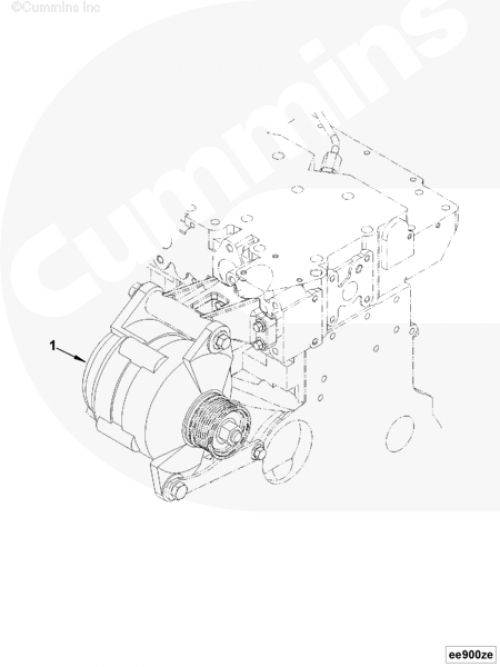 Генератор для двигателя Cummins QSB 5.9L