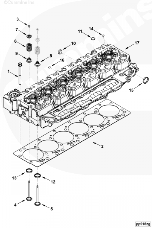 Пружина клапана для двигателя Cummins QSB 5.9L