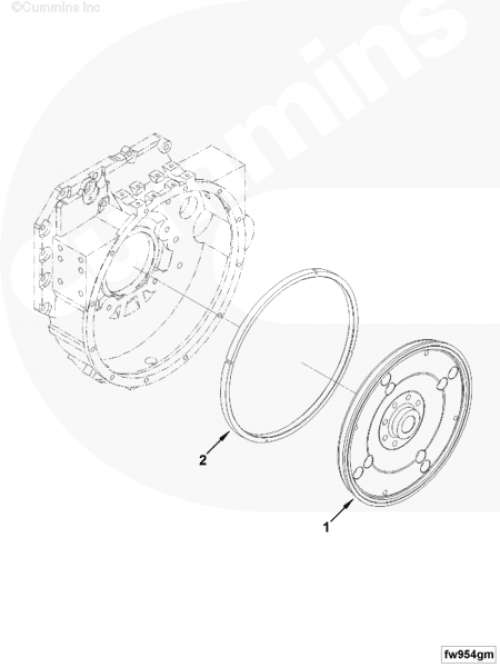 Венец маховика для двигателя Cummins QSB 6.7L