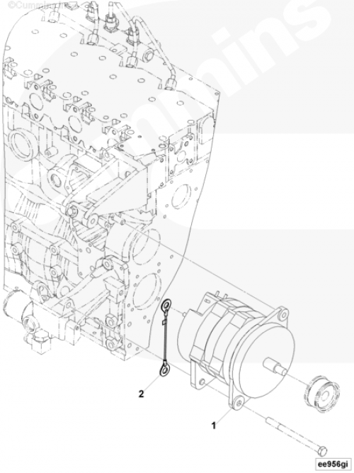 Генератор для двигателя Cummins QSB 6.7L