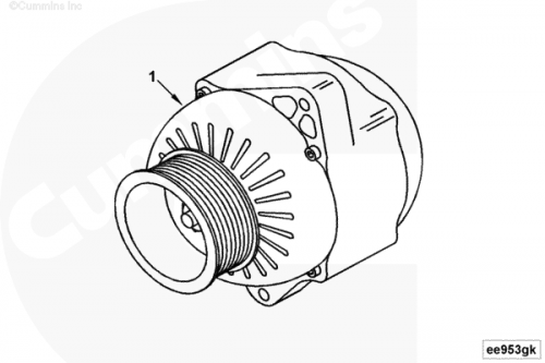 Генератор для двигателя Cummins QSB 6.7L