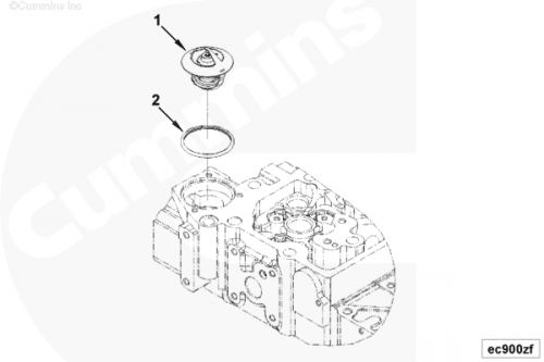 Термостат для двигателя Cummins QSB 6.7L