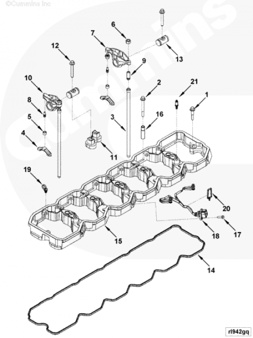 Шарик коромысла для двигателя Cummins QSB 6.7L