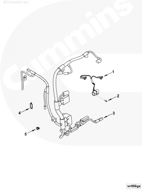 Жгут проводов для двигателя Cummins QSB 6.7L