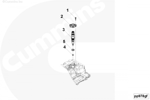 Форсунка для двигателя Cummins QSB 6.7L