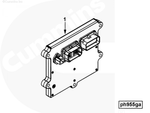Модуль управления для двигателя Cummins ISLe 8.3L