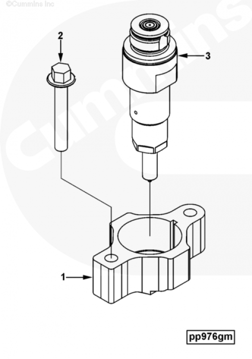 Форсунка для двигателя Cummins ISLe 8.3L