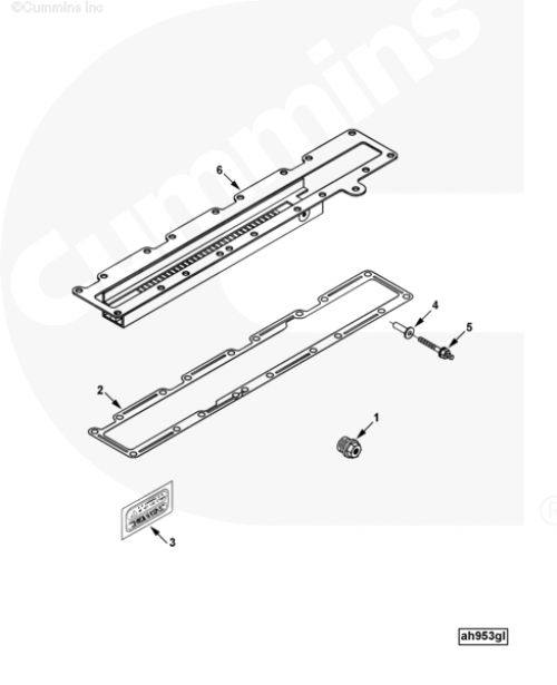 Прокладка подогревателя впускного воздуха для двигателя Cummins 6CT