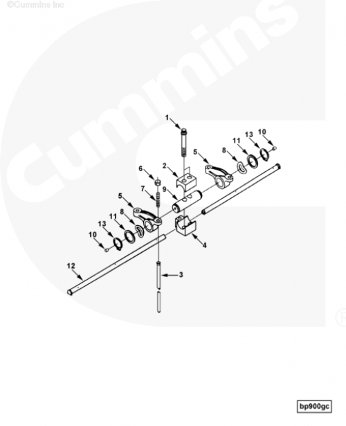 Шайба коромысла для двигателя Cummins 6CT