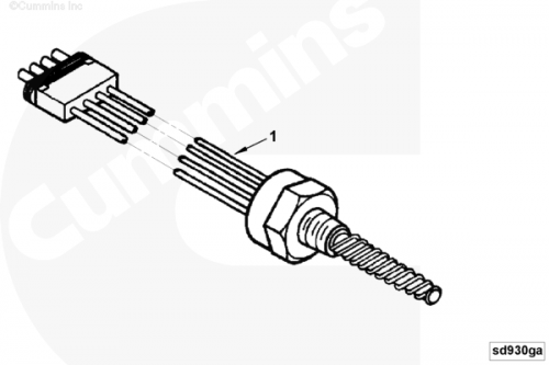 Датчик уровня топлива для двигателя Cummins 6CT