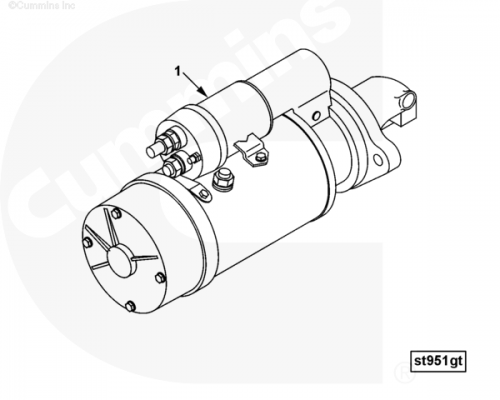 Стартер для двигателя Cummins 6CT