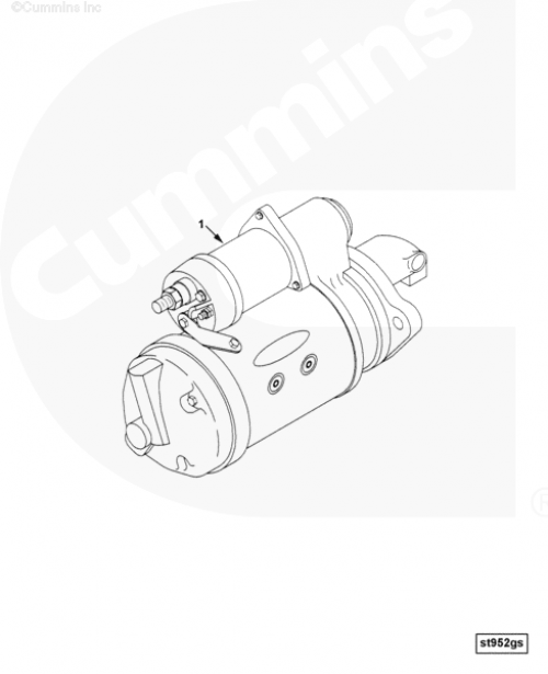 Стартер для двигателя Cummins 6CT