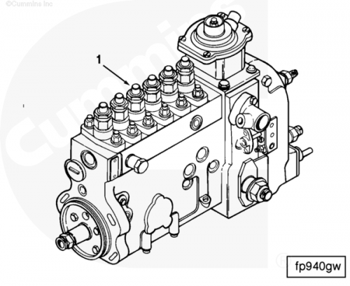 Топливный насос высокого давления (ТНВД) для двигателя Cummins 6CT