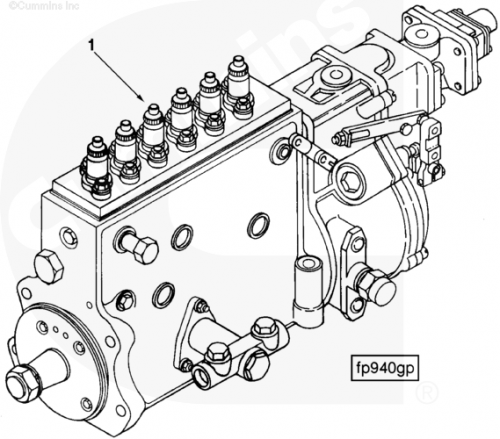 Топливный насос высокого давления (ТНВД) для двигателя Cummins 6CT