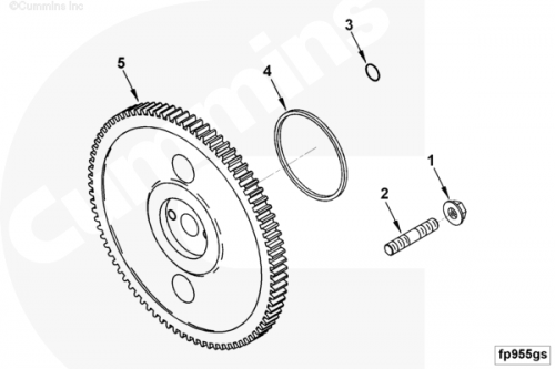 Шестерня ТНВД для двигателя Cummins 6CT