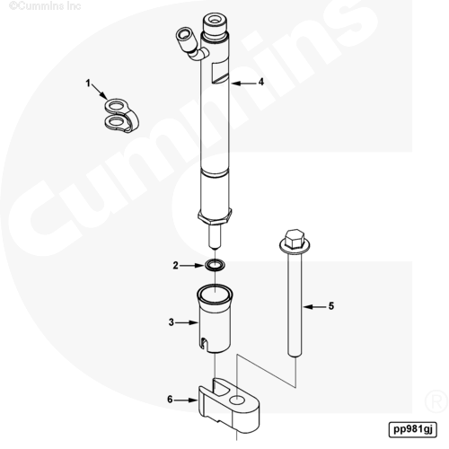 Форсунка для двигателя Cummins 6CT