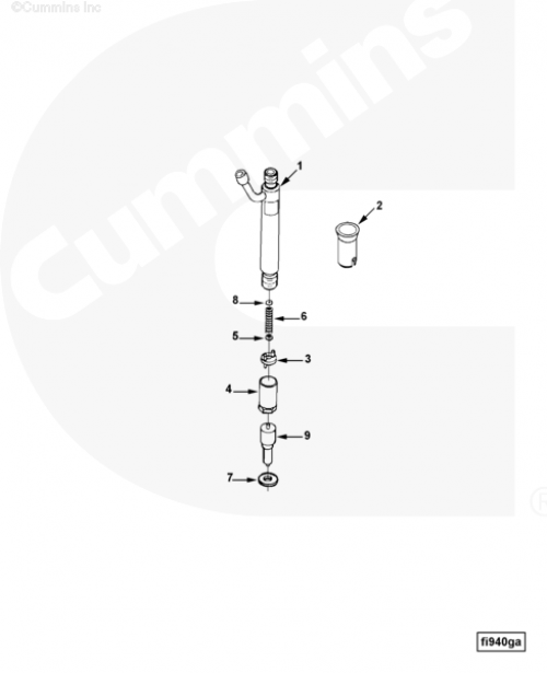 Форсунка для двигателя Cummins 6CT