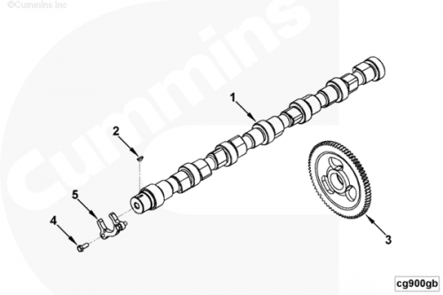 Шестерня распредвала для двигателя Cummins QSC 8.3L