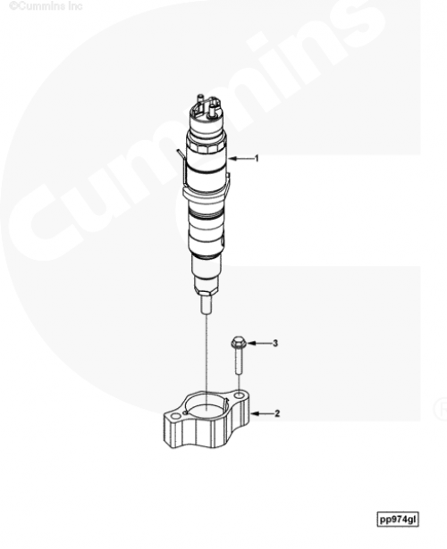 Форсунка для двигателя Cummins QSC 8.3L