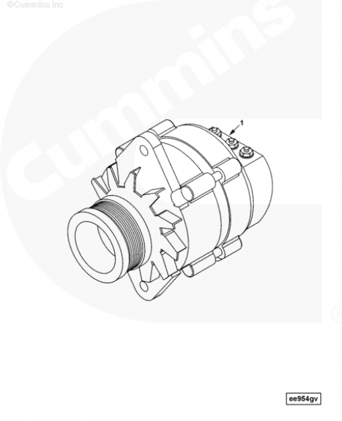 Генератор для двигателя Cummins ISLe 8.9L