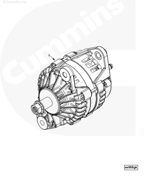 Генератор для двигателя Cummins ISLe 8.9L