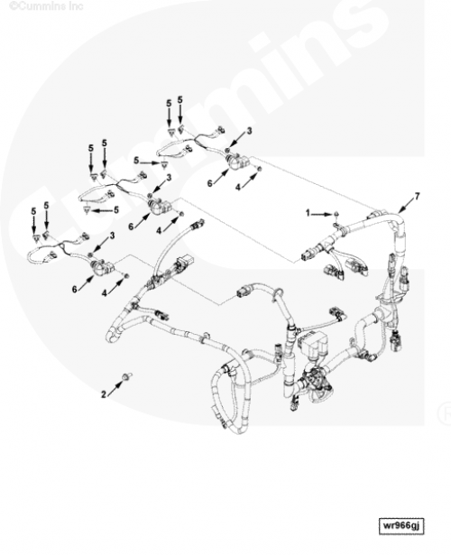 Жгут проводов для двигателя Cummins ISLe 8.9L