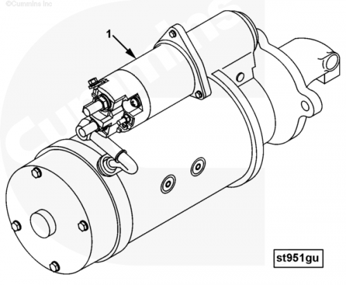 Стартер для двигателя Cummins ISLe 8.9L