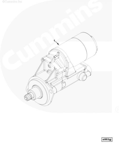 Стартер для двигателя Cummins ISLe 8.9L