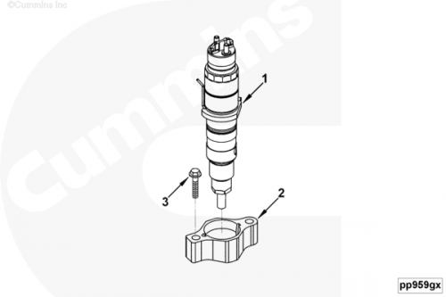 Форсунка 0445120377 для двигателя Cummins ISLe 8.9L