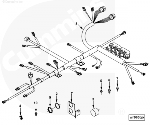 Жгут проводов для двигателя Cummins CGE280 GAS PLUS