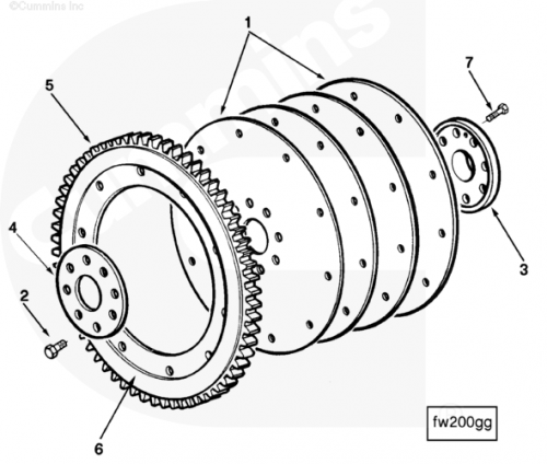 Маховик для двигателя Cummins ISM 11L