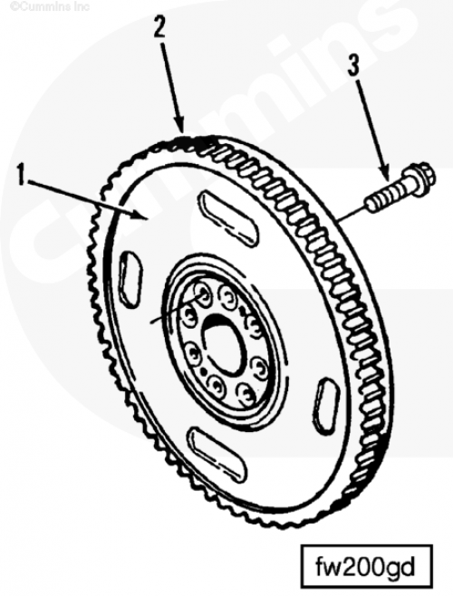 Маховик для двигателя Cummins ISM 11L
