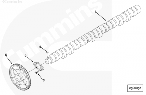 Распределительный вал для двигателя Cummins ISM 11L